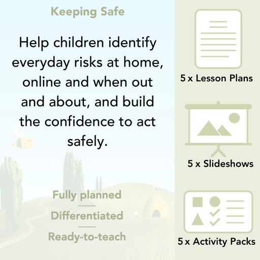 PlanBee Keeping Safe PSHE KS1 lessons by PlanBee