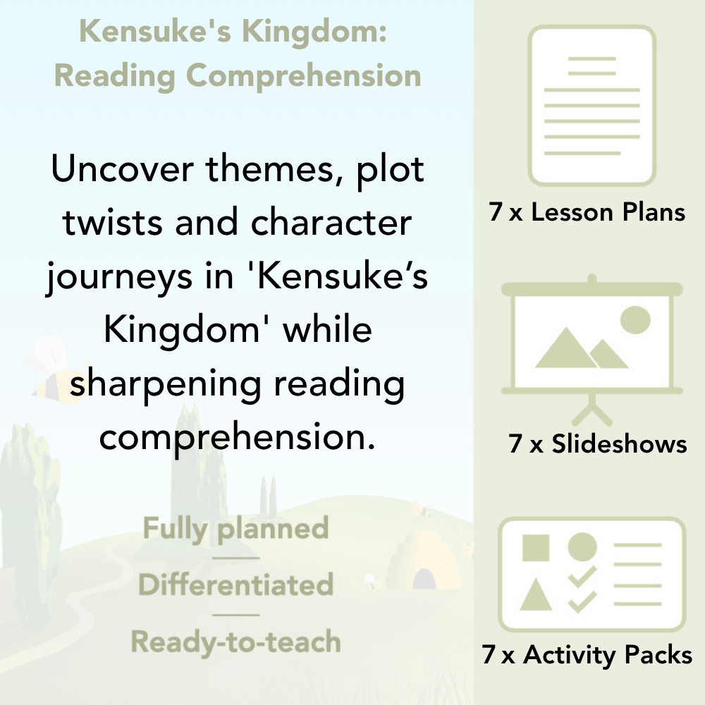 PlanBee Michael Morpurgo Kensuke's Kingdom Planning by PlanBee
