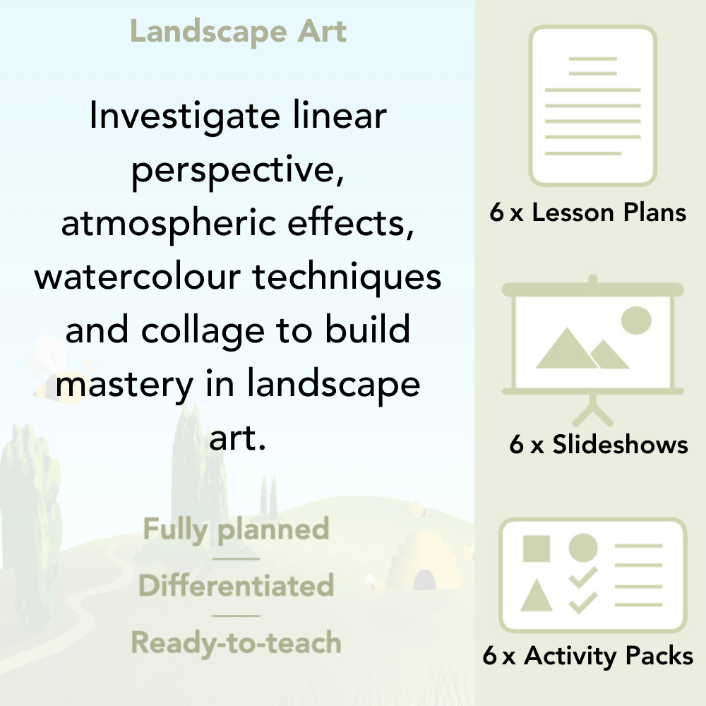 PlanBee Landscape Art KS2 Lesson Planning Pack by PlanBee