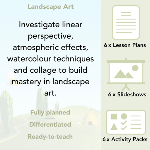 PlanBee Landscape Art KS2 Lesson Planning Pack by PlanBee