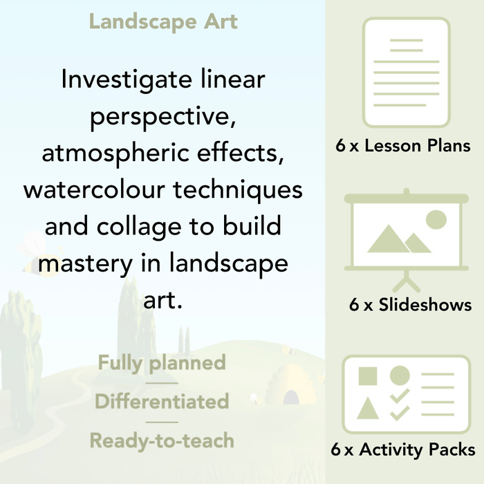 PlanBee Landscape Art KS2 Lesson Planning Pack by PlanBee