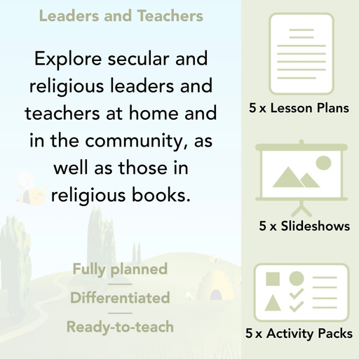 PlanBee Leaders and Teachers KS1 RE Lessons