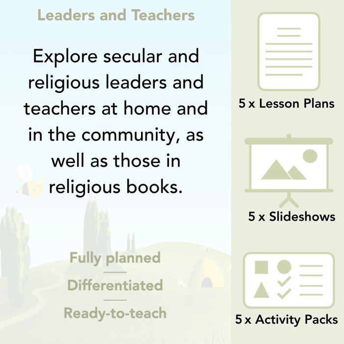 PlanBee Leaders and Teachers KS1 RE Lessons
