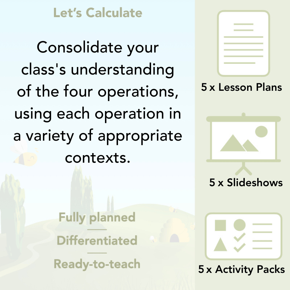 PlanBee Let's Calculate Year 5 Problem-solving questions by PlanBee