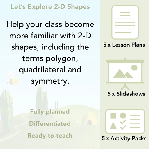 PlanBee Properties of 2D Shapes Year 2 Maths Lessons by PlanBee