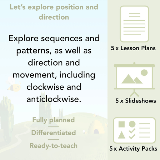 PlanBee Explore Position and Direction Year 2 Maths | PlanBee