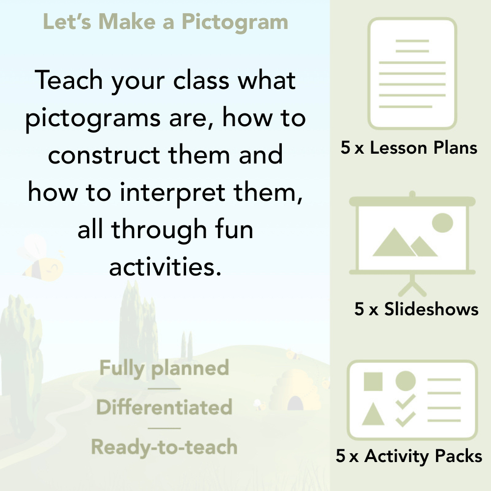 PlanBee Let's Make Pictograms Year 2 Maths Lessons by PlanBee