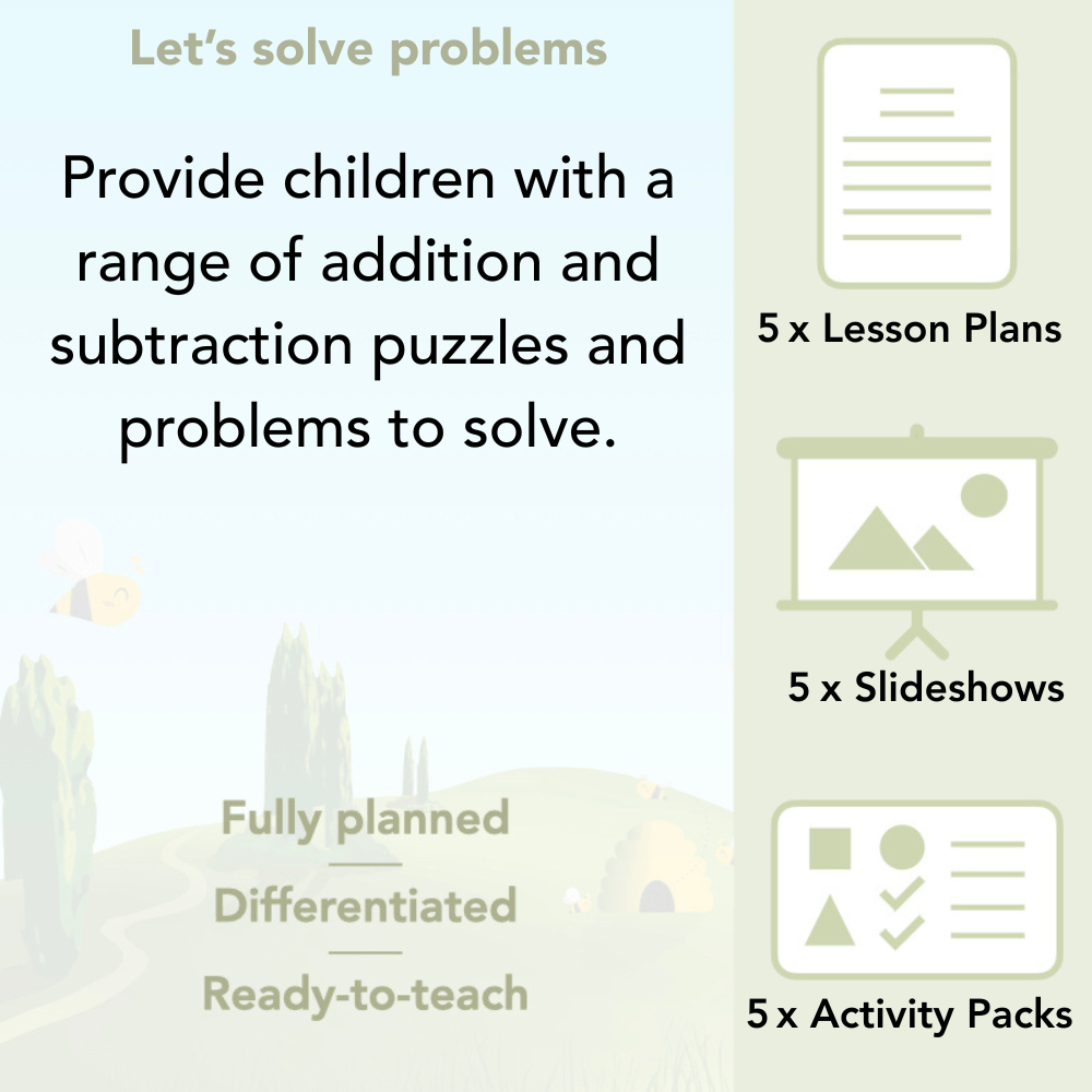PlanBee Let's Solve Problems: problem-solving Year 2 Maths