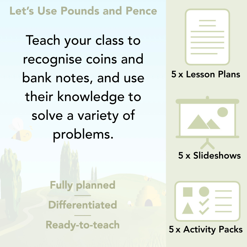 PlanBee Let's Use Pounds and Pence - KS1 Year 2 Maths - Measurement