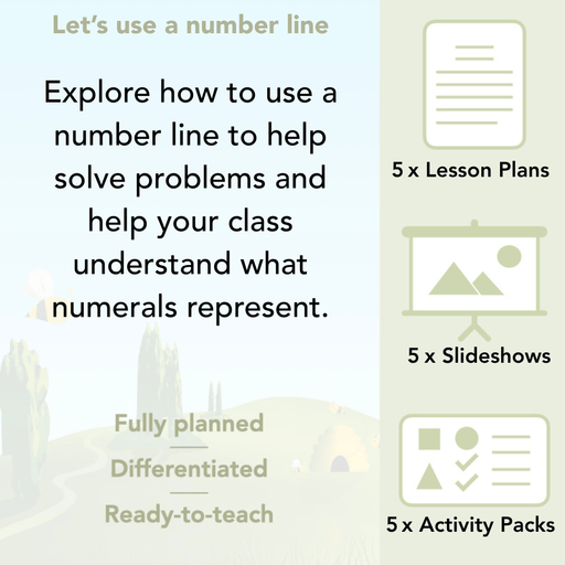 PlanBee Let’s use a number line KS1 Year 1 maths lessons by PlanBee
