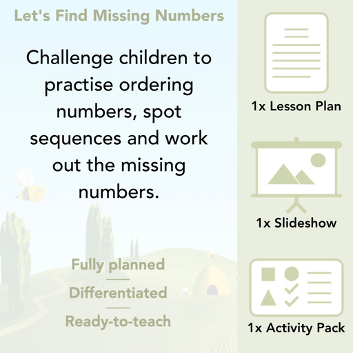 PlanBee Missing Numbers KS1 FREE Year 1 Maths Scheme by PlanBee