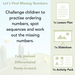 PlanBee Missing Numbers KS1 FREE Year 1 Maths Scheme by PlanBee
