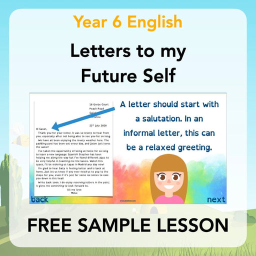 PlanBee Letters to my Future Self | Year 6 FREE English Pack