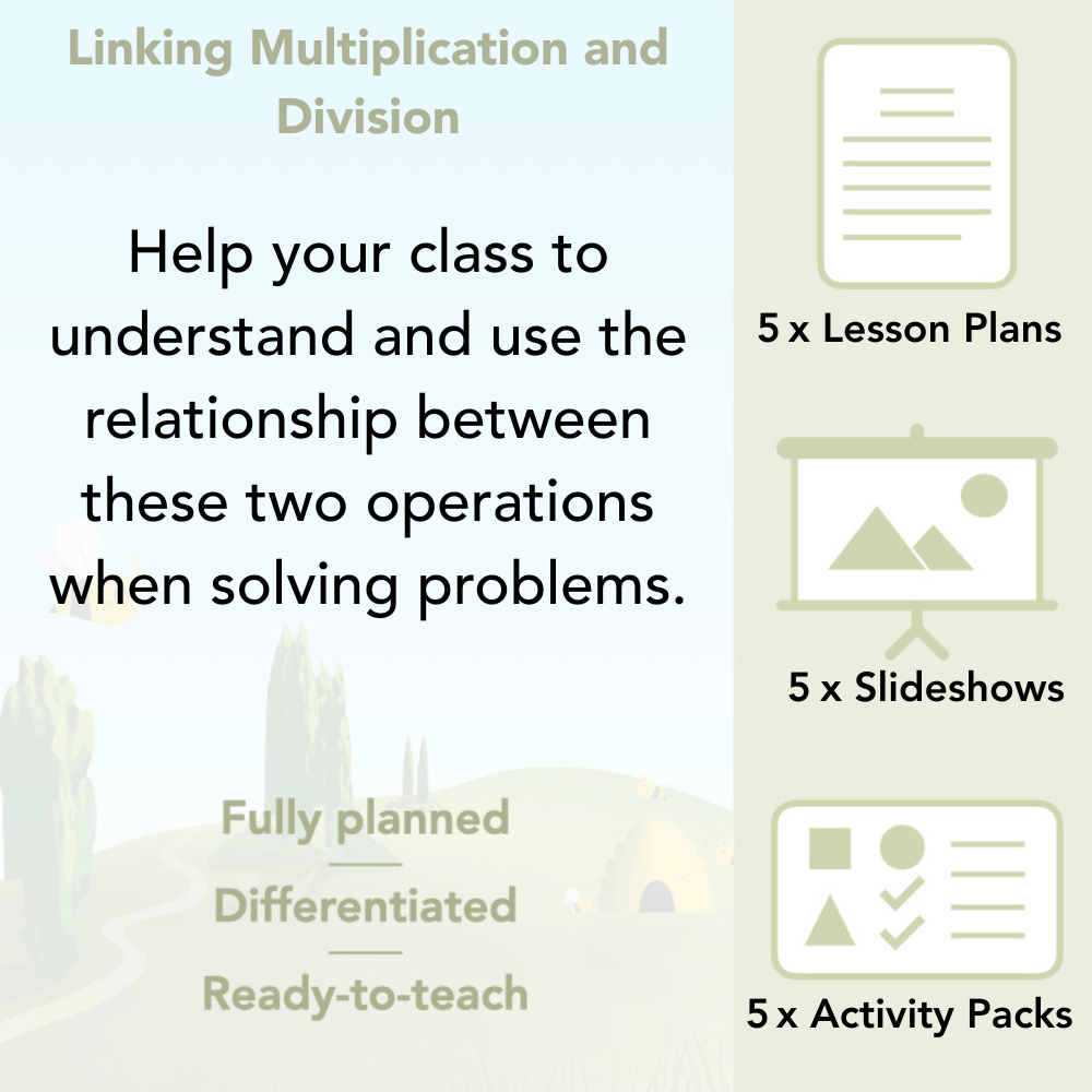 PlanBee Linking Multiplication and Division Year 3 Maths by PlanBee