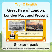PlanBee London Past and Present KS1 | English Lesson Planning Year 2