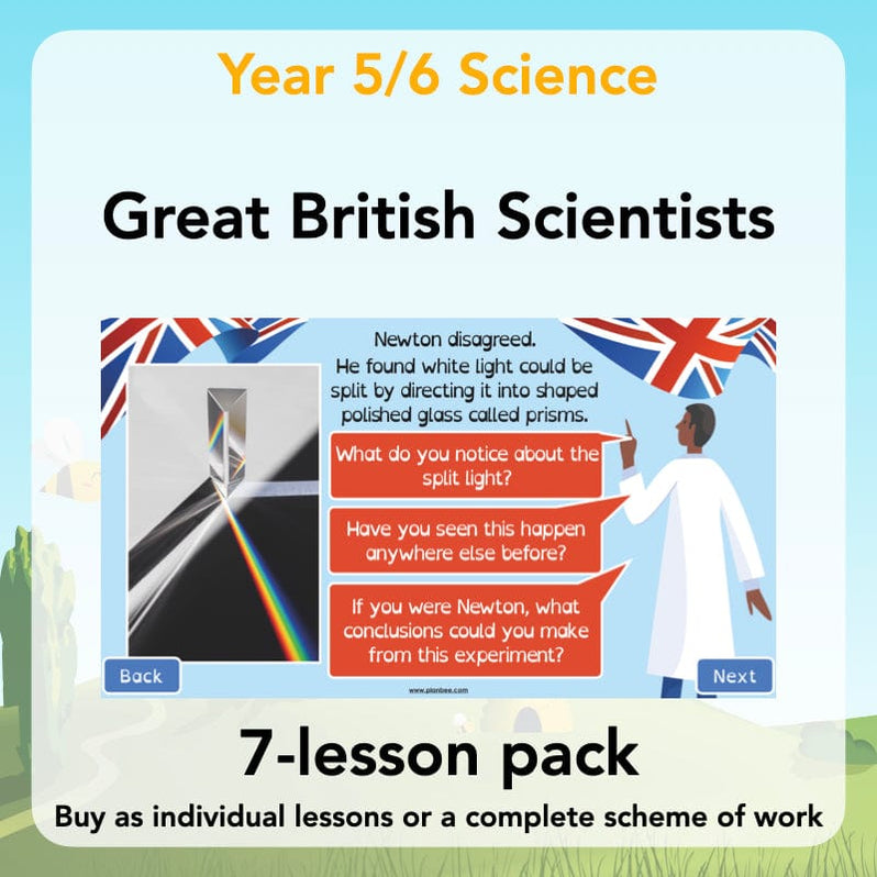 England Science Great British Scientists KS2 Science Lessons by PlanBee