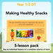 PlanBee Making Healthy Snacks | KS1 DT Lesson Pack