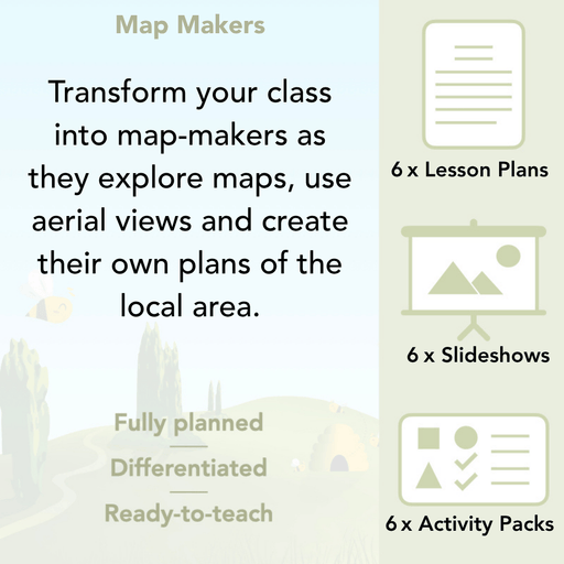 PlanBee Map Makers | Maps KS1 Year 2 Geography | PlanBee