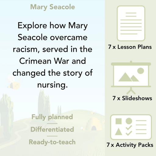PlanBee Mary Seacole History KS1 lessons by Planbee