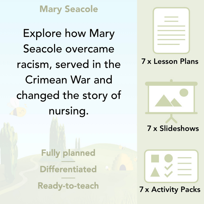 PlanBee Mary Seacole History KS1 lessons by Planbee
