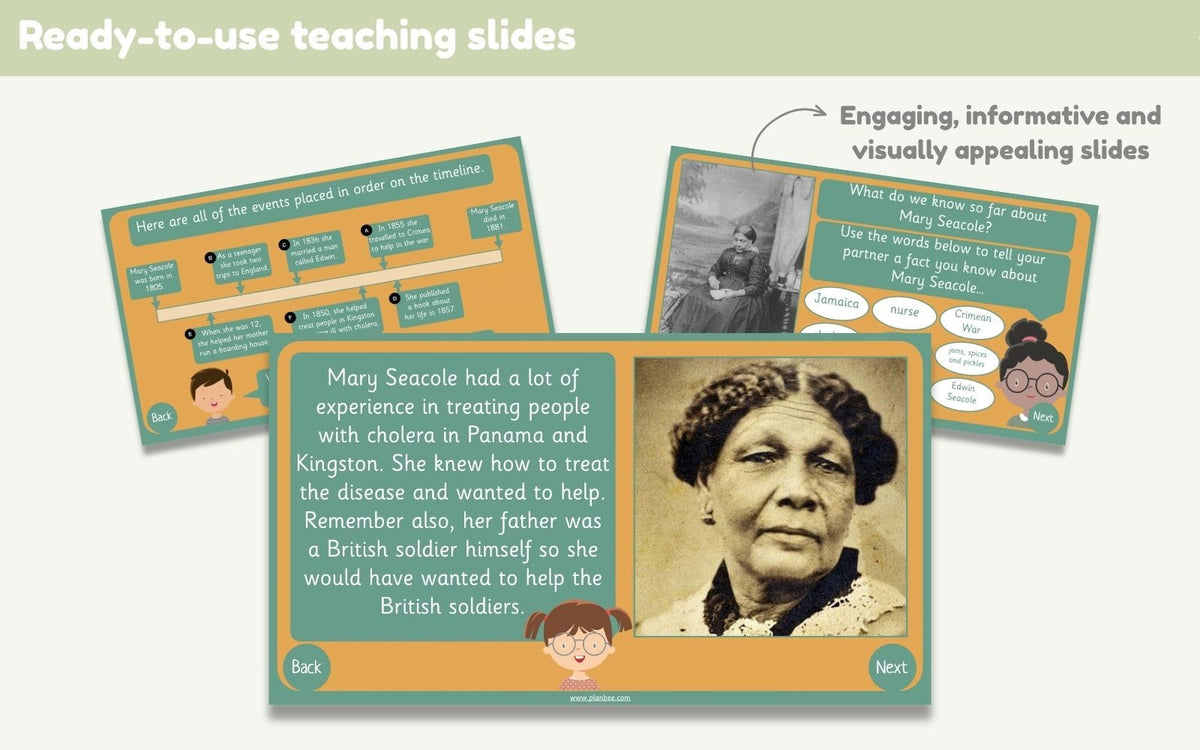 PlanBee Mary Seacole KS1 | History Lessons & Resources