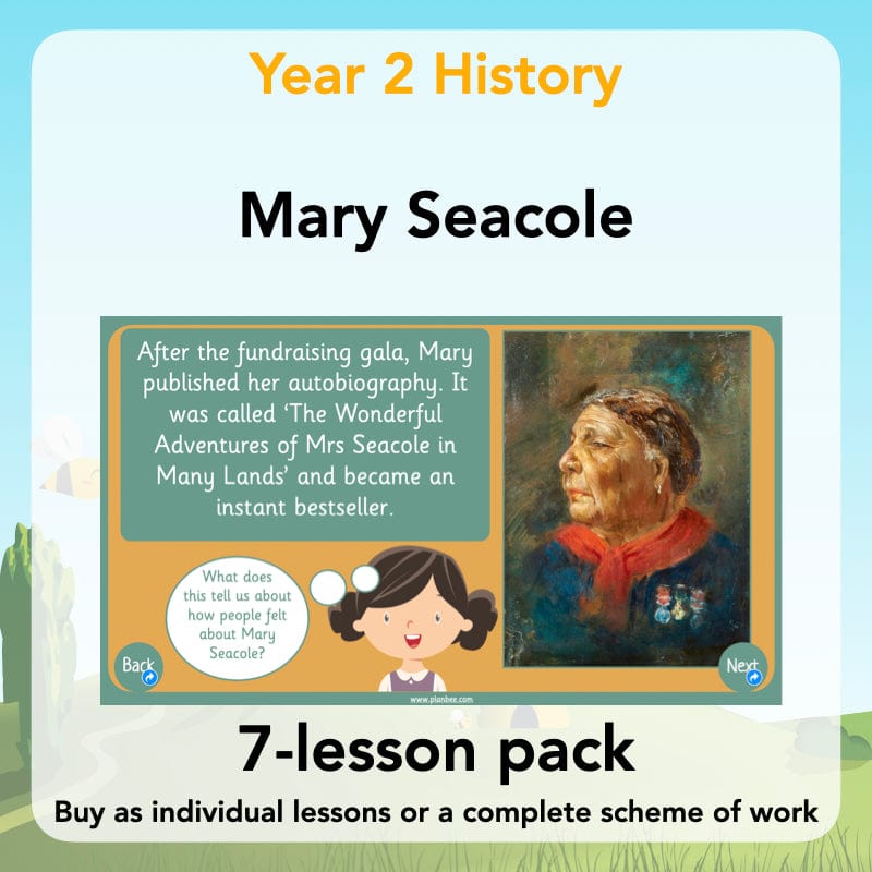 PlanBee Mary Seacole History KS1 lessons by Planbee