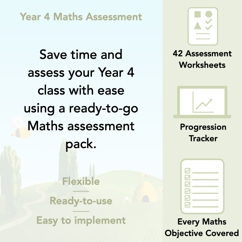 PlanBee Year 4 Maths Assessment Pack | New Curriculum