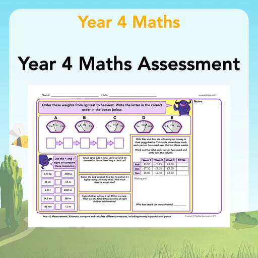Maths Assessment Test Worksheets For KS1 KS2 By PlanBee Maths assessment test worksheets for ks1 ks2 by planbee
