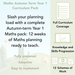 PlanBee Year 1 Maths Long Term Curriculum Planning Pack for the Autumn Term