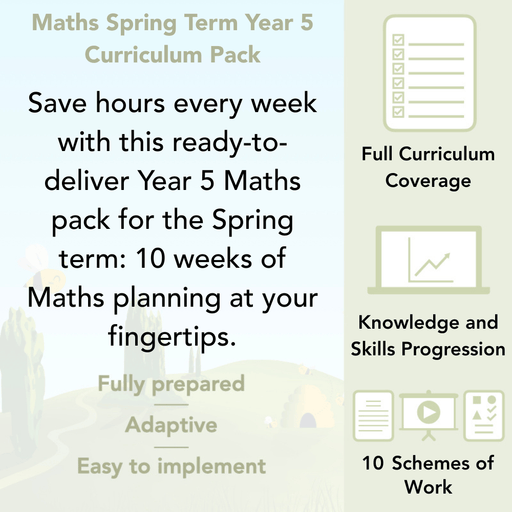 PlanBee Year 5 Maths Long Term Curriculum Planning Pack by PlanBee
