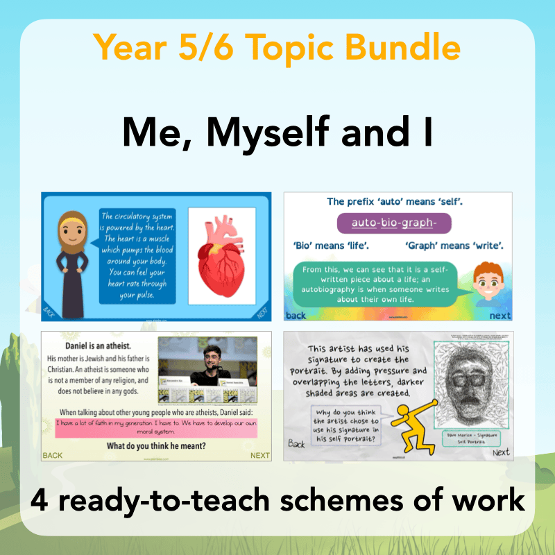 PlanBee All About Me KS2 | Myself Topic for Year 5 Year 6