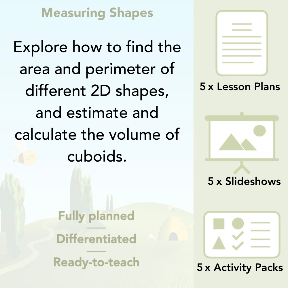 PlanBee Measuring Shapes Year 5 Maths Planning by PlanBee