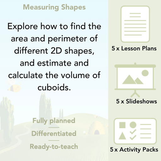 PlanBee Measuring Shapes Year 5 Maths Planning by PlanBee