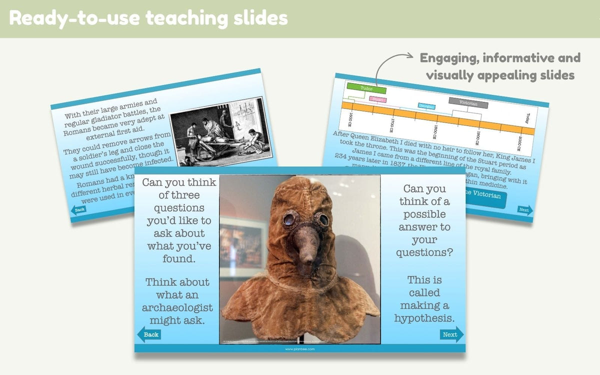 PlanBee Medicine and Disease KS2 History Lessons by PlanBee