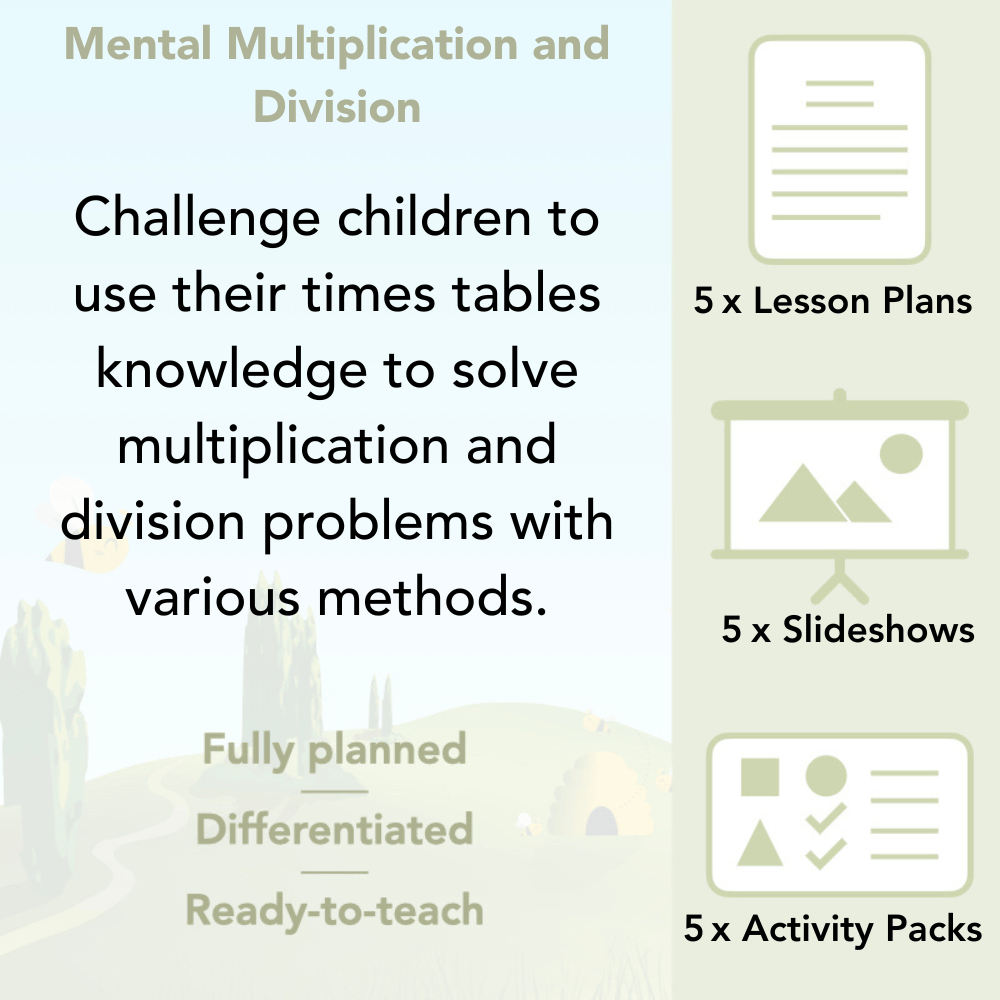 PlanBee Mental Multiplication & Division Year 6 Maths by PlanBee