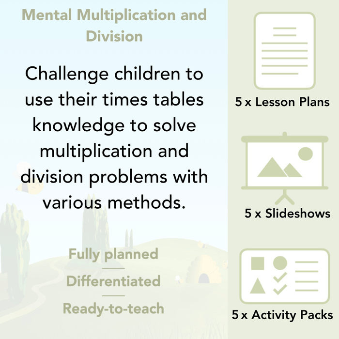 PlanBee Mental Multiplication & Division Year 6 Maths by PlanBee
