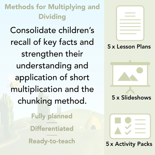 PlanBee Year 5 Multiplication and Division Methods Maths by PlanBee