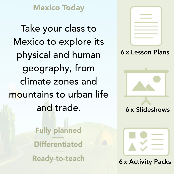 PlanBee Mexico Today Geography KS2 Mexico Lessons by PlanBee