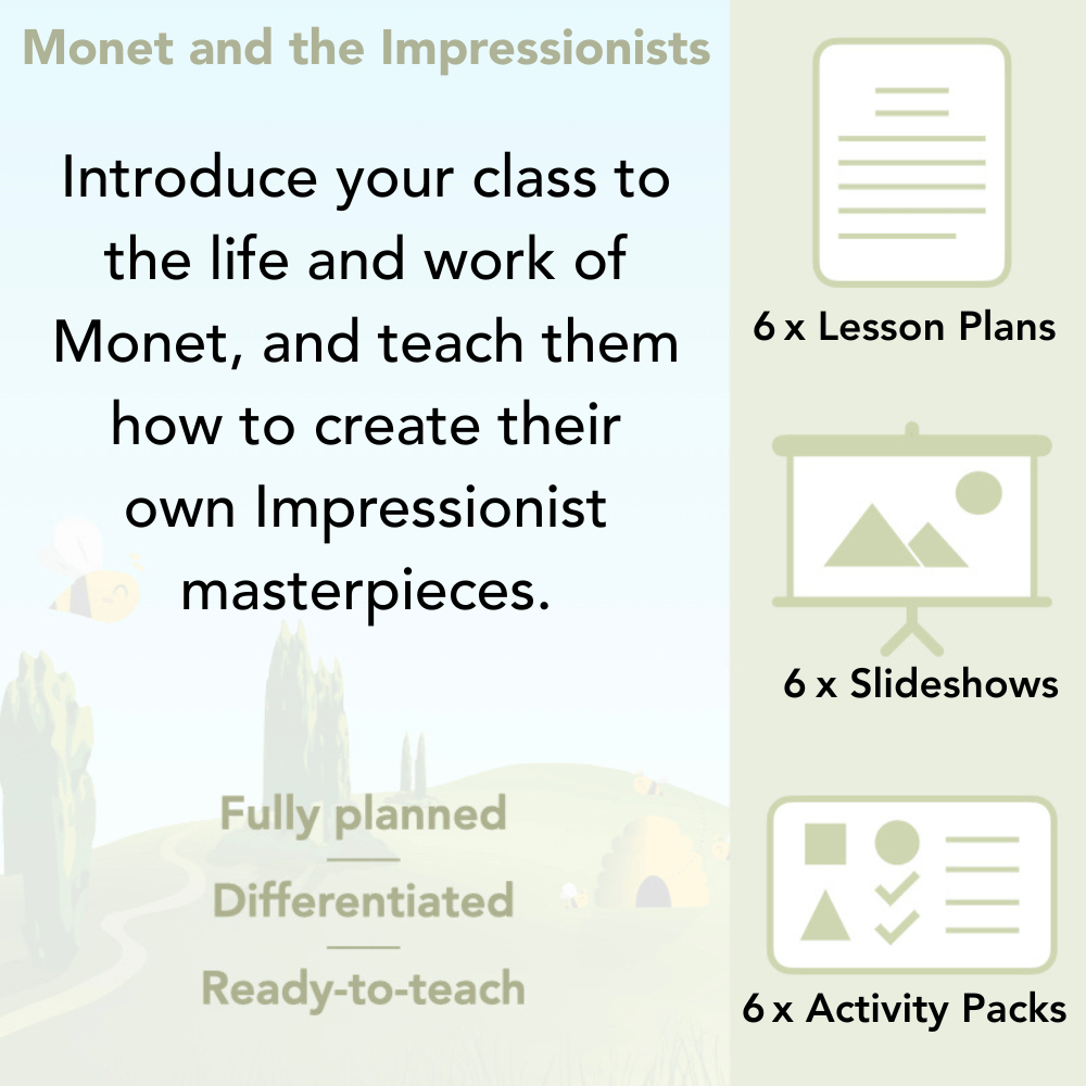 PlanBee Claude Monet KS2 Impressionism Art Lessons for Year 5/6
