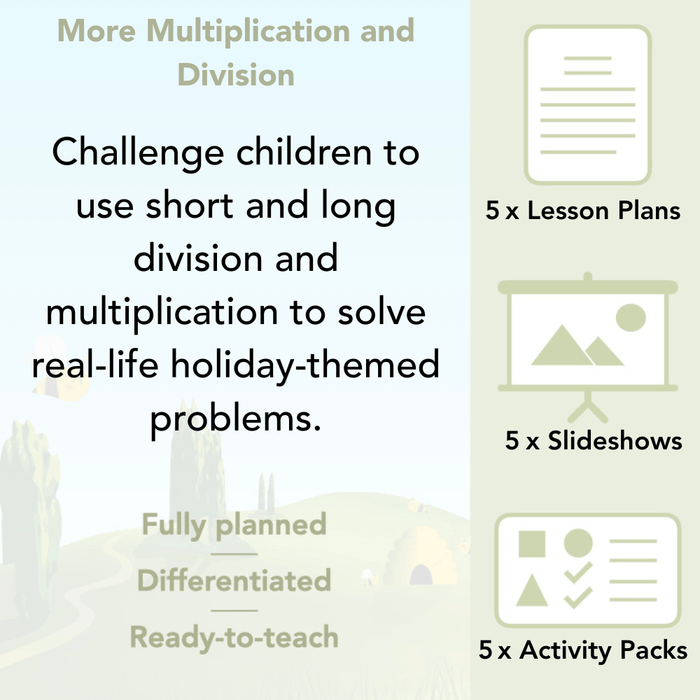 PlanBee Multiplication and Division Year 6 Maths Lessons by PlanBee
