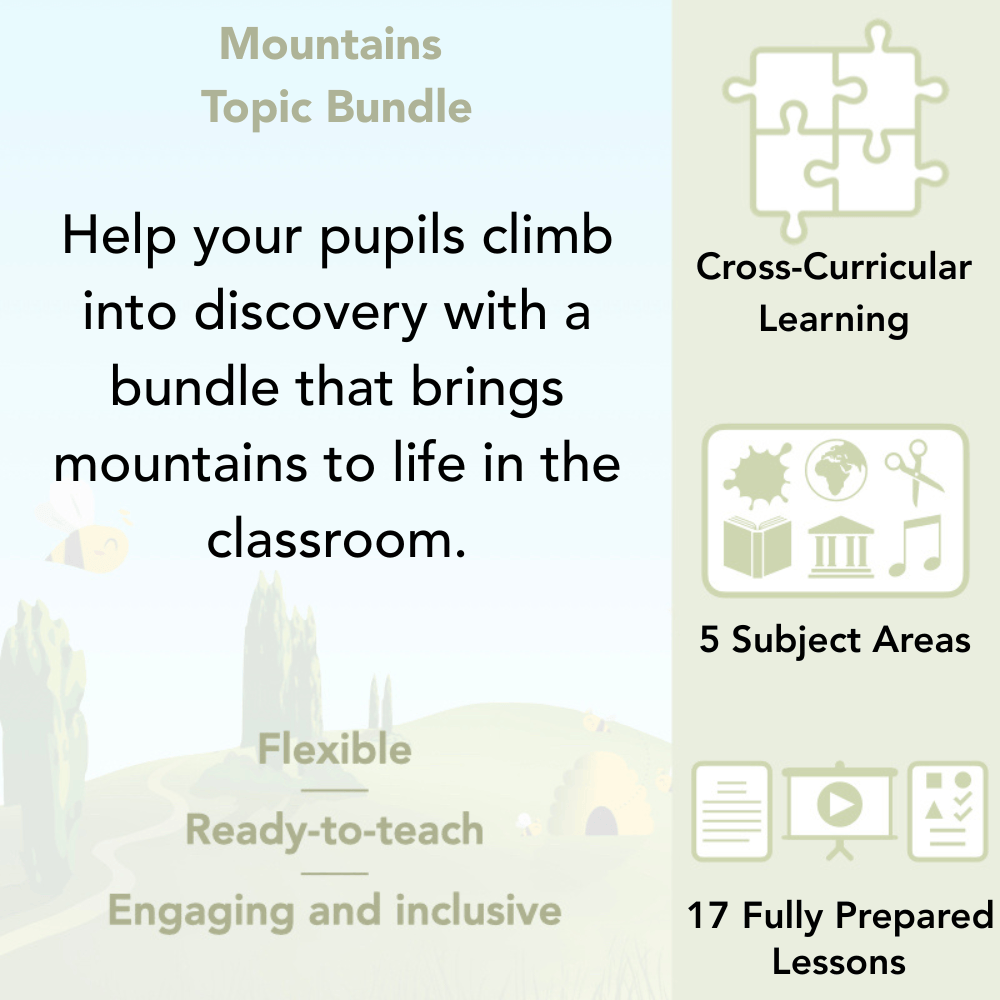PlanBee Mountains Topic Bundle for KS2