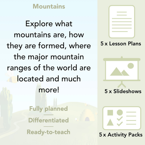 PlanBee Mountains KS2
