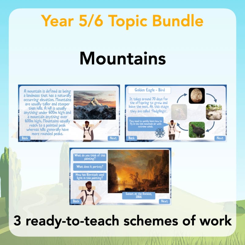 PlanBee Mountains Topic Bundle for KS2