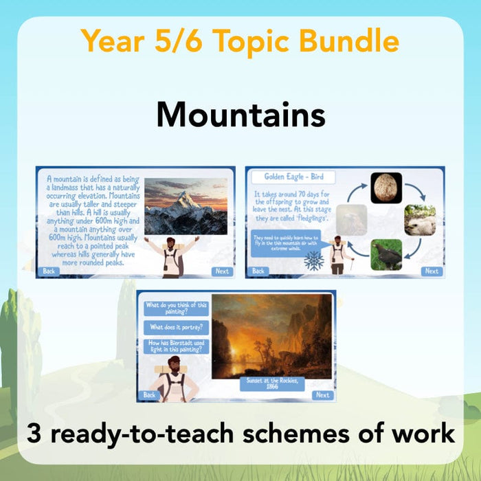 PlanBee Mountains Topic Bundle for KS2