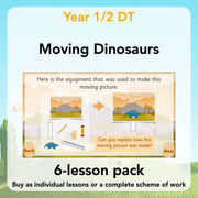PlanBee Moving Dinosaurs KS1 | DT lessons