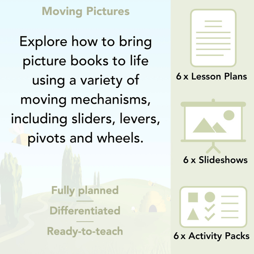 PlanBee Moving Pictures: KS1 DT Primary Resources for Year 1