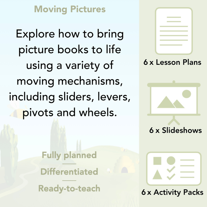 PlanBee Moving Pictures: KS1 DT Primary Resources for Year 1