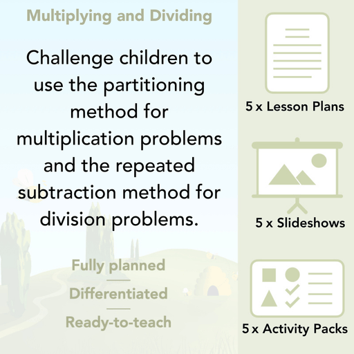 PlanBee Multiplying and Dividing Year 3 Maths Lessons by PlanBee