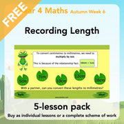 Year 4 Maths Curriculum: Recording Length