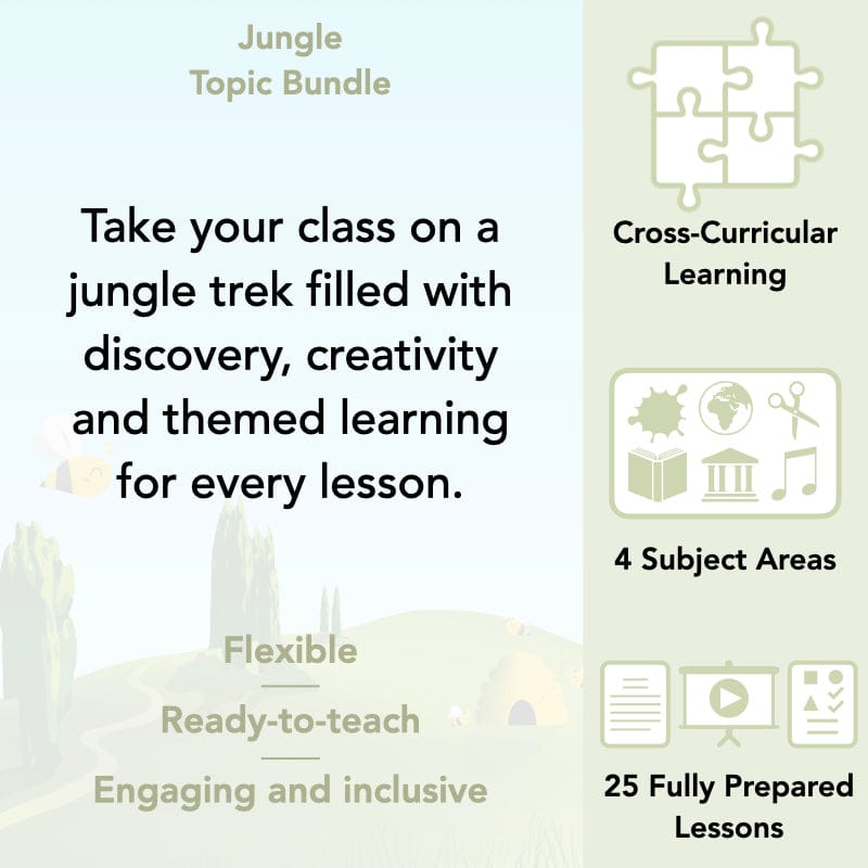PlanBee KS1 Jungle Topic Bundle | PlanBee